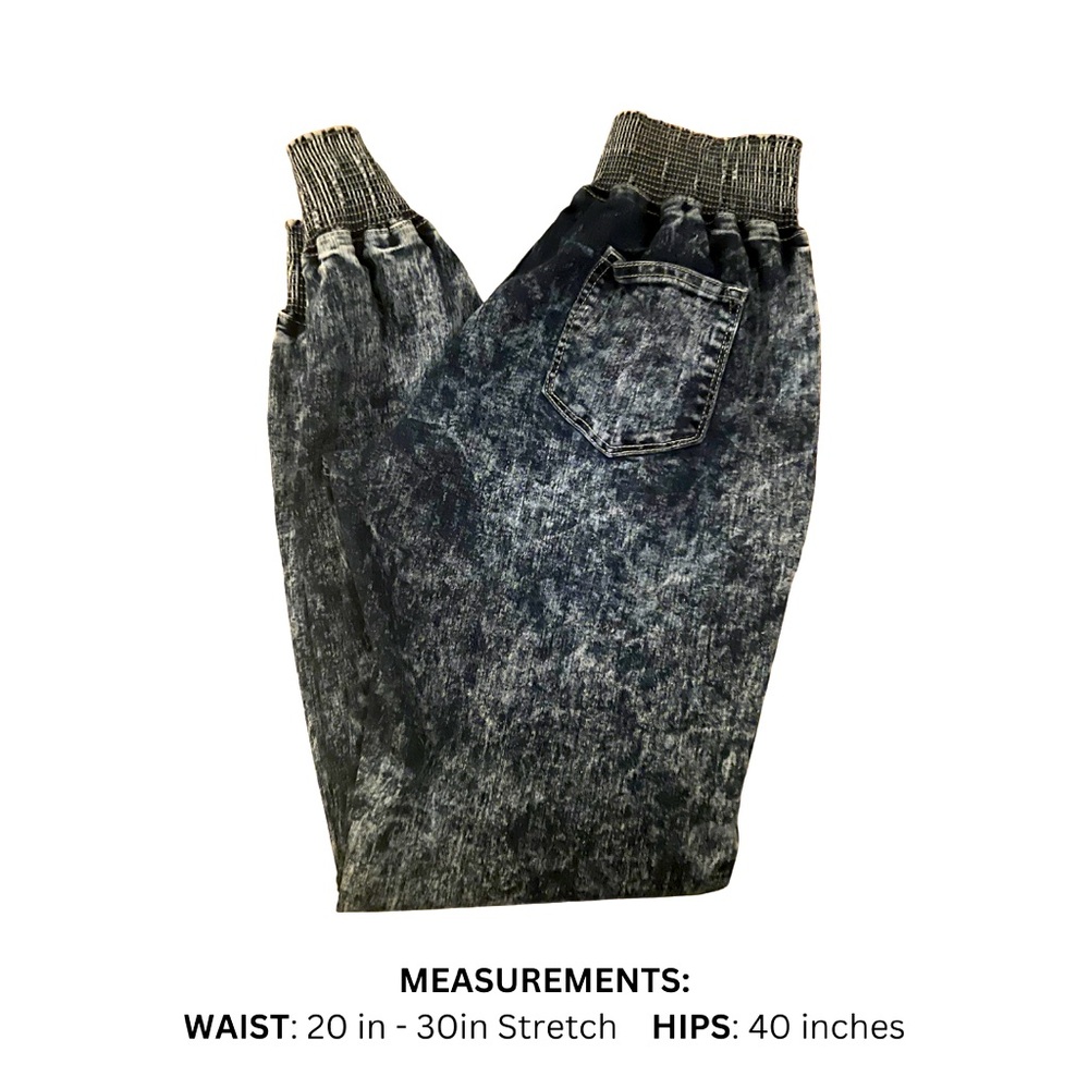 Acid Wash Jogger Pants